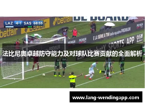 法比尼奥卓越防守能力及对球队比赛贡献的全面解析