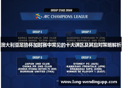 澳大利亚足协杯加时赛中常见的十大误区及其应对策略解析
